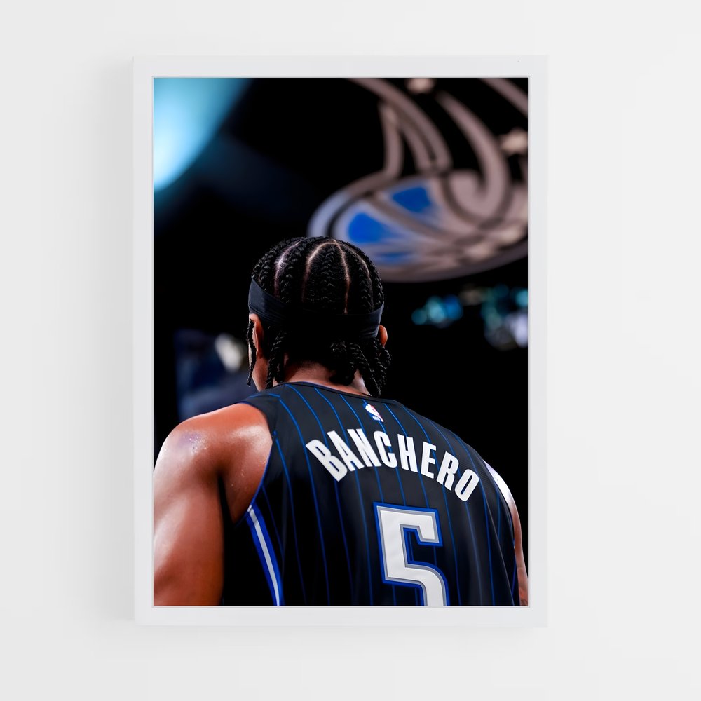Poster Paolo banchero – affiche Basketball (vue 3)
